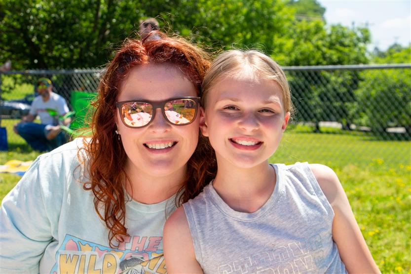 Elementary students enjoy time outside